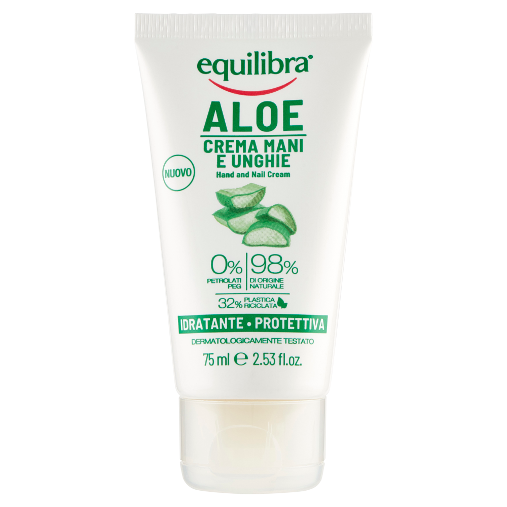 equilibra Aloe Crema Mani e Unghie Idratante - Protettiva 75 ml