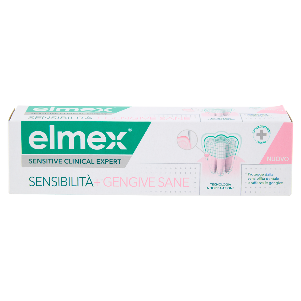 elmex dentifricio Sensitive Clinical Expert Sensibilit&agrave; + Gengive sane 75 ml