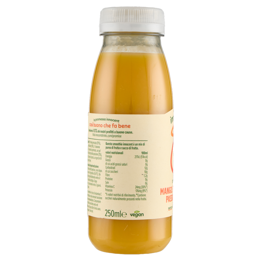 innocent smoothie Mango, Frutto della Passione e Mela 250 ml