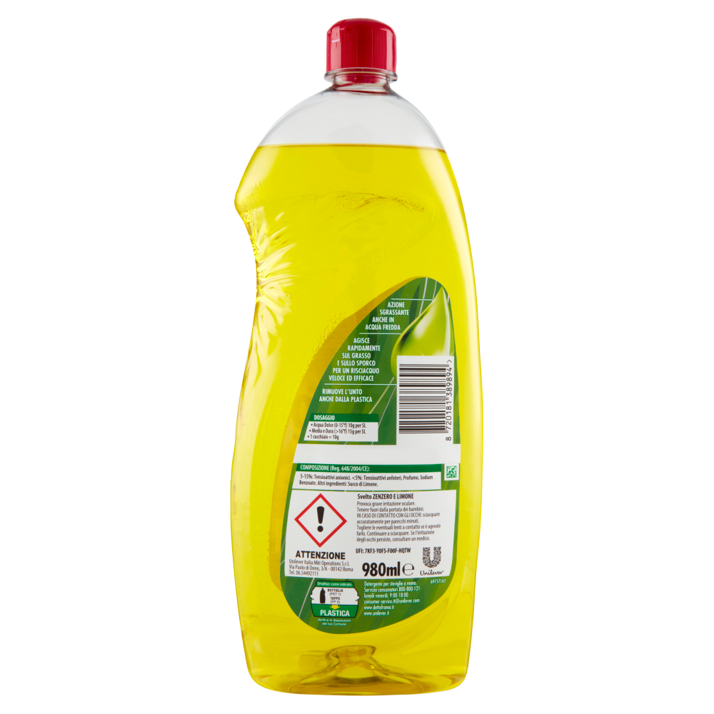 Svelto Zenzero & Limone 980 ml