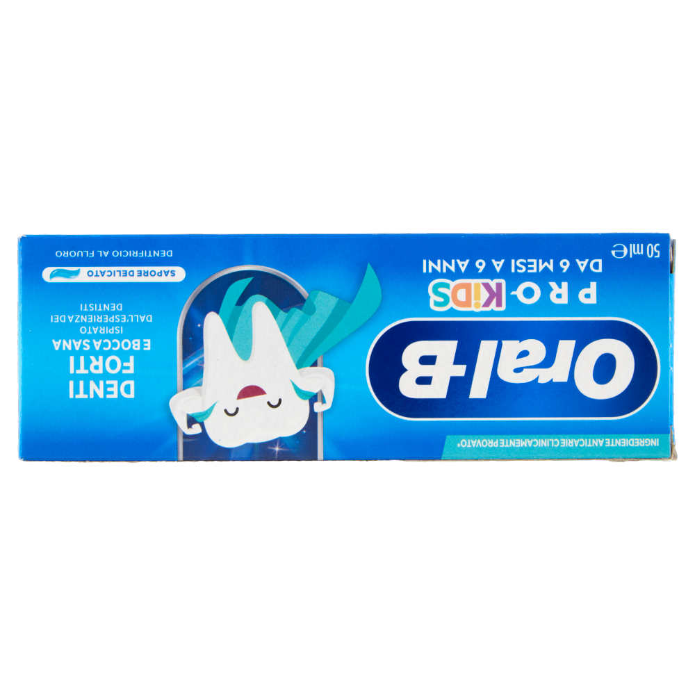 Oral-B Pro-Kids da 6 Mesi a 6 Anni Dentifricio al Fluoro 50 ml