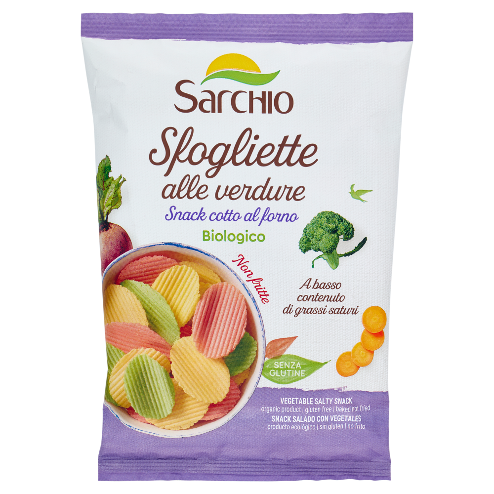 Sarchio Sfogliette alle verdure Biologico 55 g