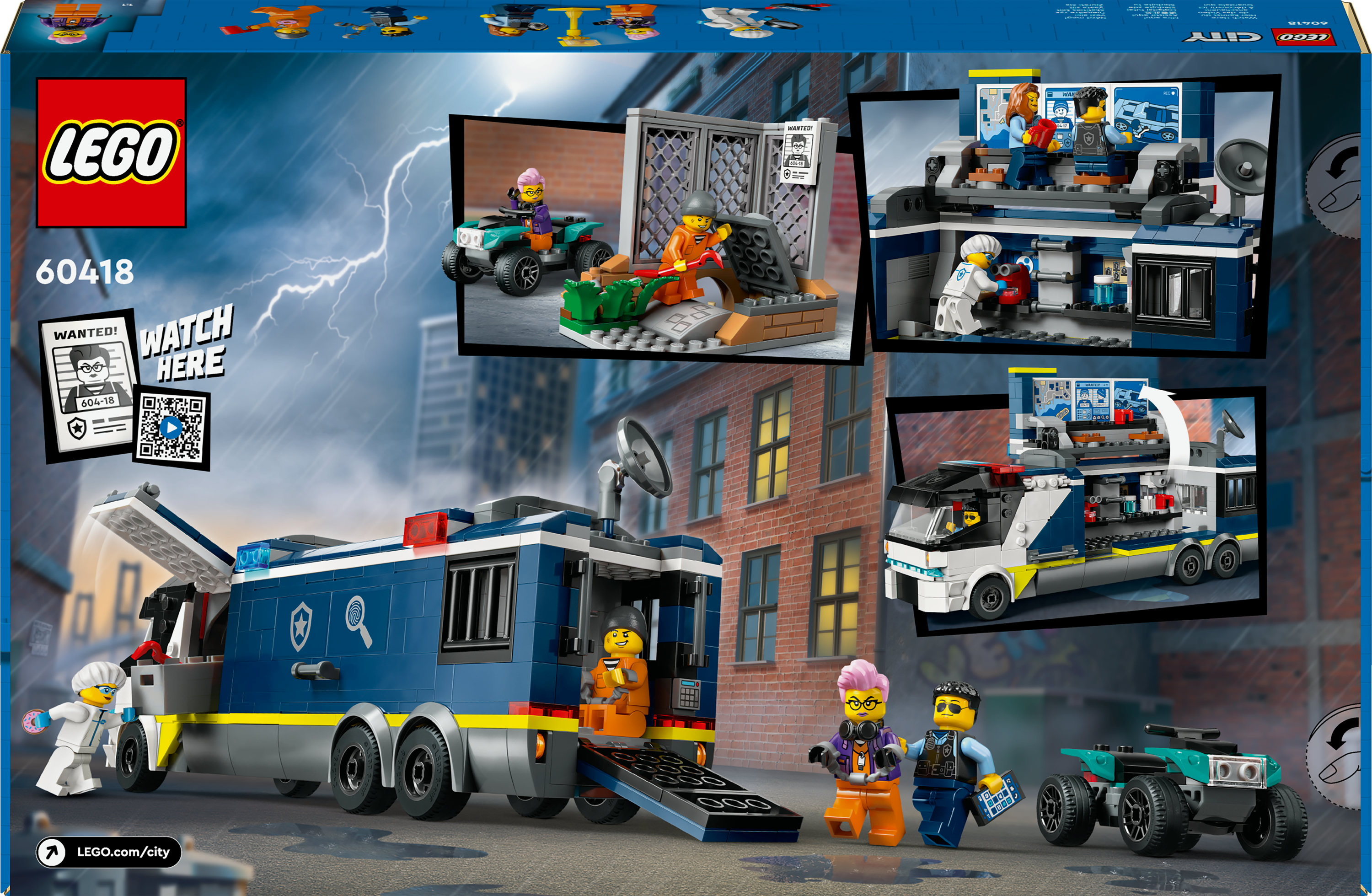 LEGO City Camion laboratorio mobile della polizia