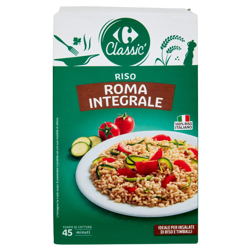 Carrefour Classic Riso Roma Integrale 1 Kg