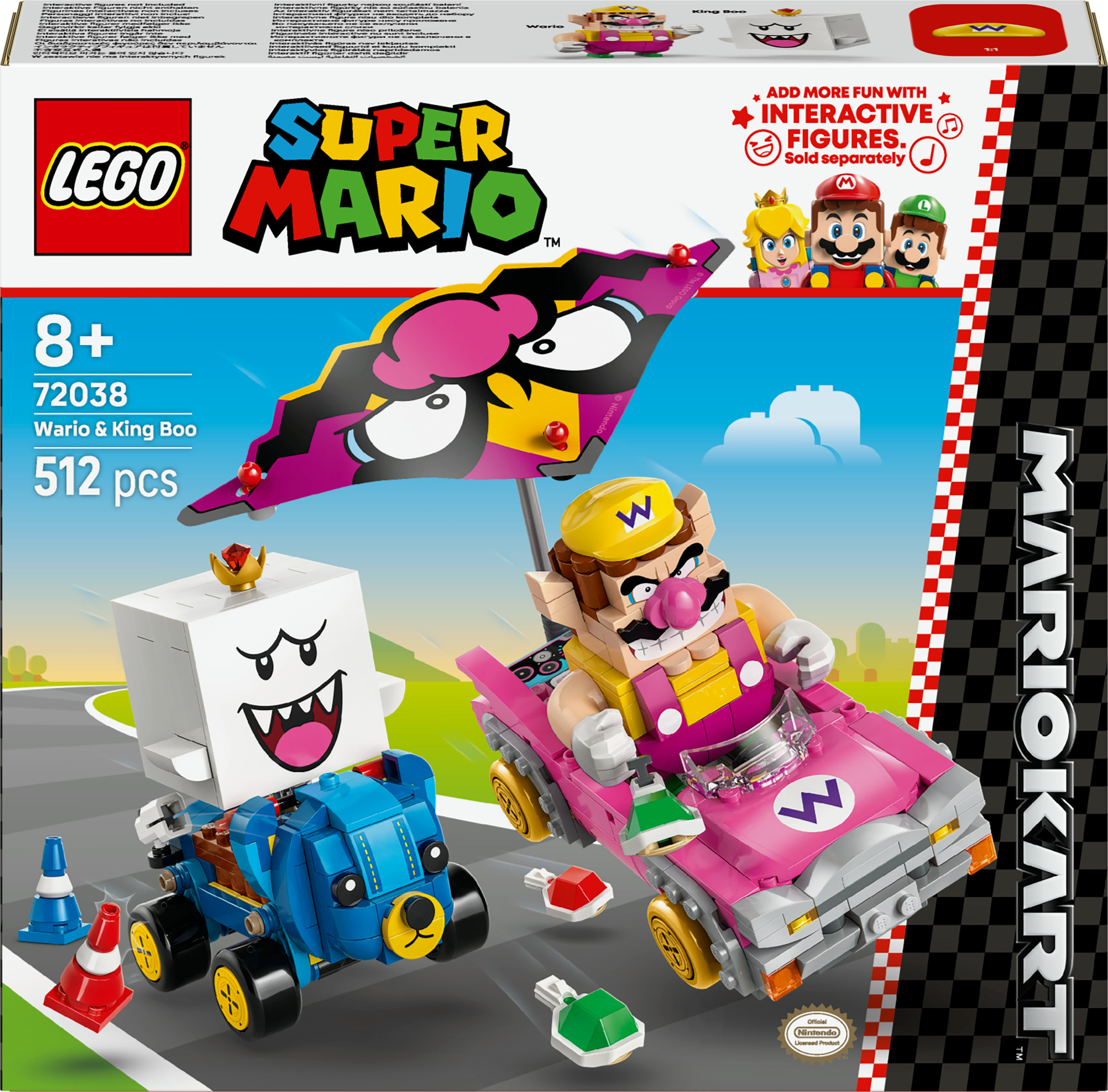 LEGO Super Mario Mario Kart™ – Wario e Re Boo