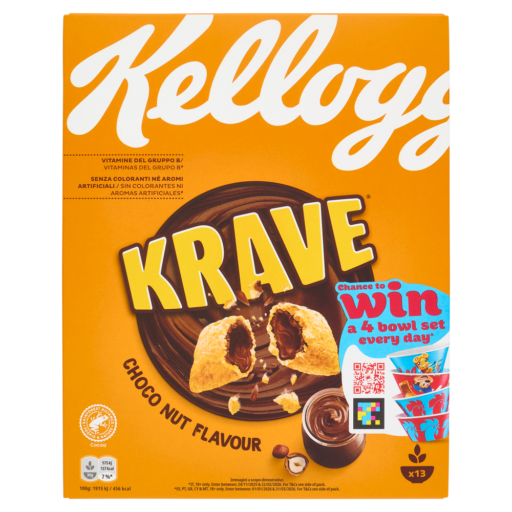 Kellogg's Krave Choco Nut Flavour 410 g