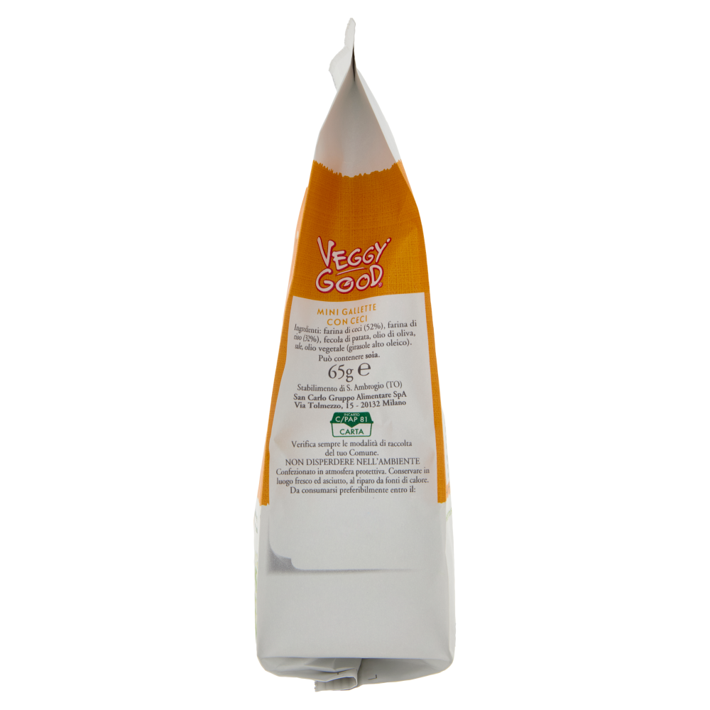 San Carlo Benessere Veggy Good Triangolini con Ceci Croccanti 65 g