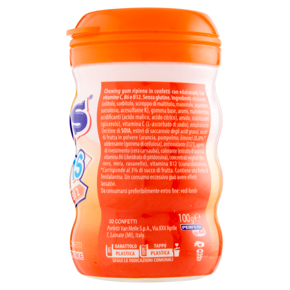 Mentos con Vitamine gusto Citrus 50 confetti 100 g