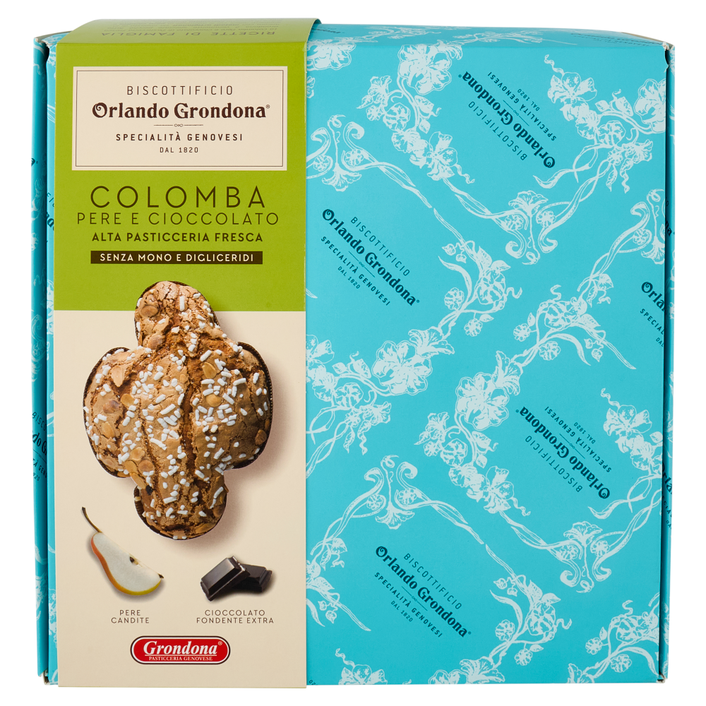 Orlando Grondona Colomba Pere e Cioccolato 750 g