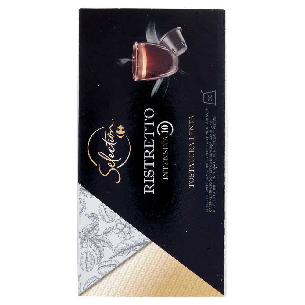 Carrefour Selection Ristretto Intensità 10 Capsule 30 x 5 g