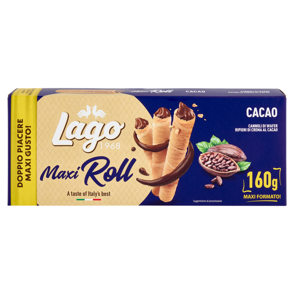 Lago Maxi Roll Cacao 160 g