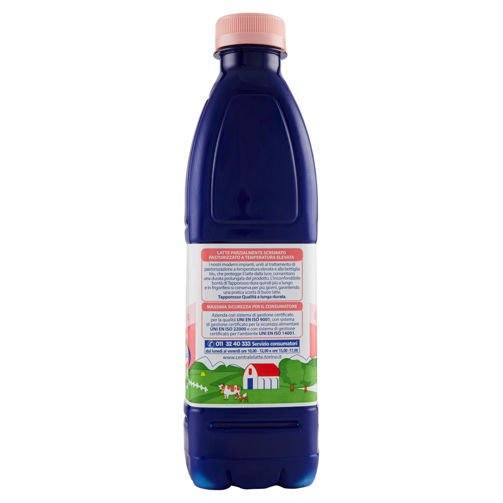 Centrale del Latte di Torino Tapporosso Parzialmente scremato Qualit&agrave; a Lunga Durata 1000 ml
