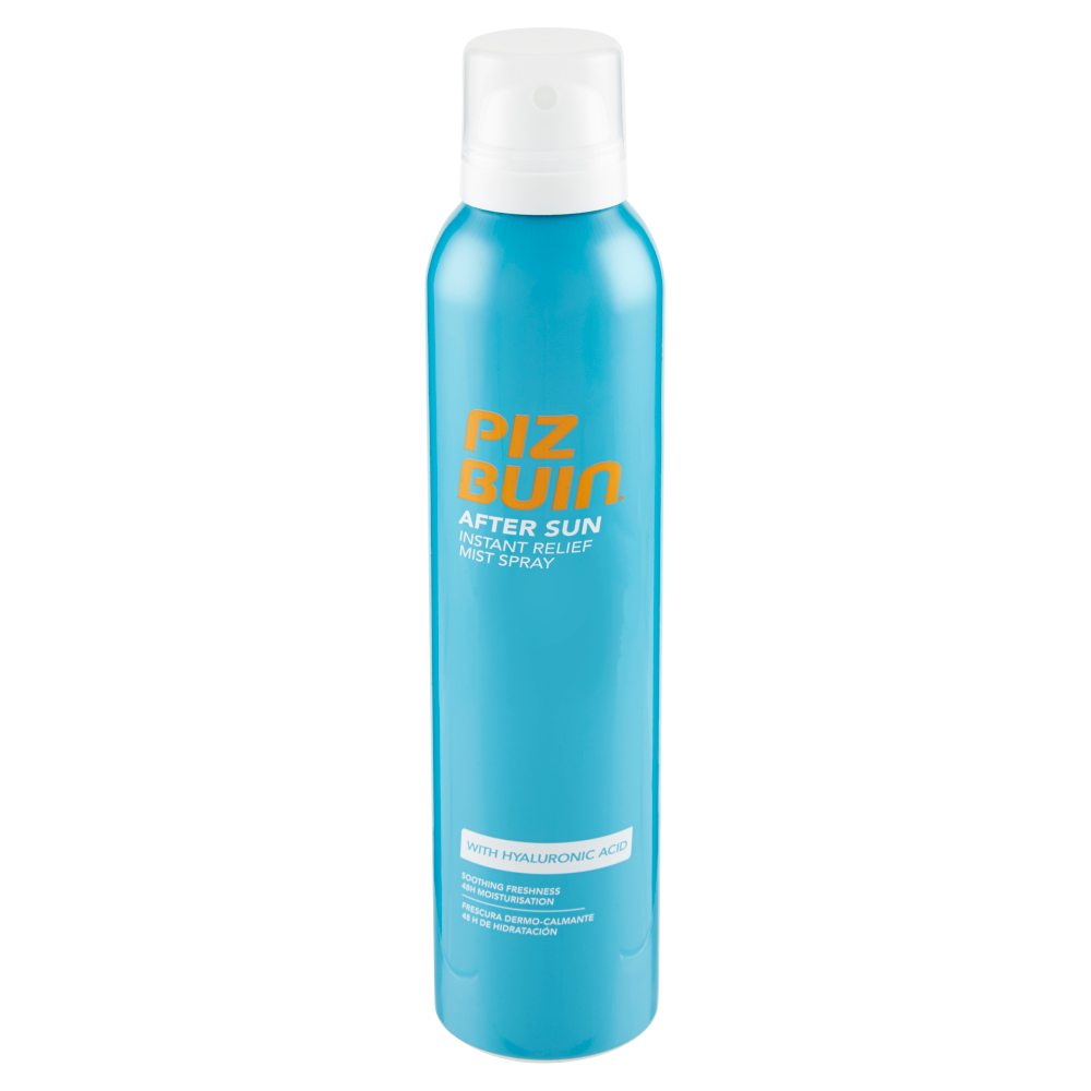 Piz Buin Spray Doposole Sollievo Immediato, After Sun Assorbimento Rapido Rinfresca E Lenisce, 200ml
