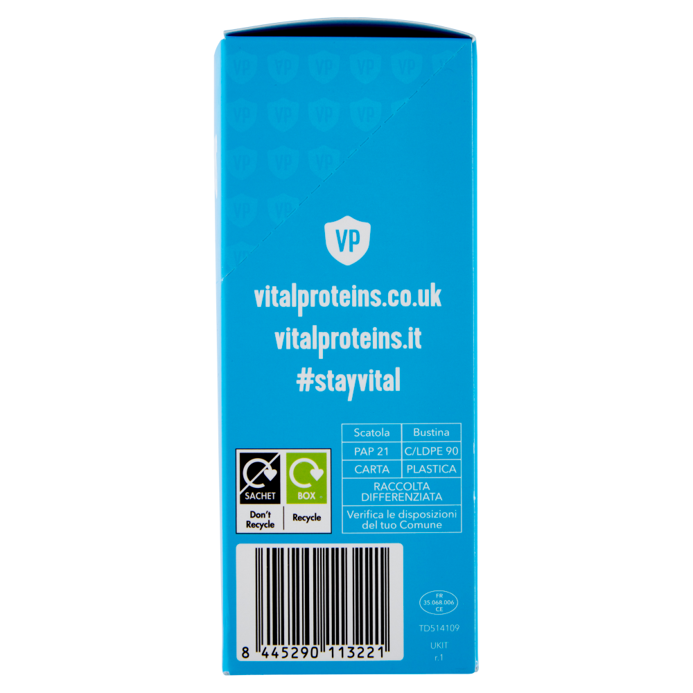 VITAL PROTEINS Collagen Peptides Integratore alimentare in polvere a base collagene bustine 10x10g