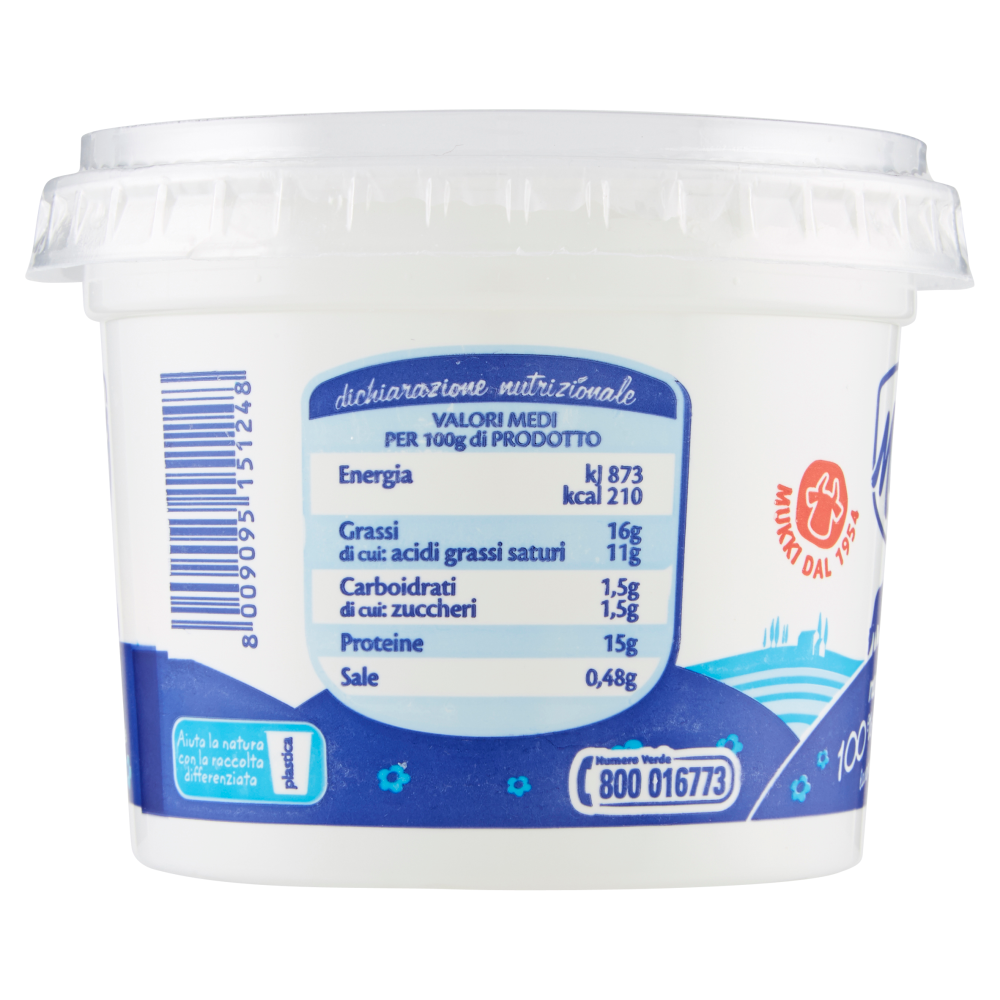 Mukki mozzarella 100% toscana 120 g