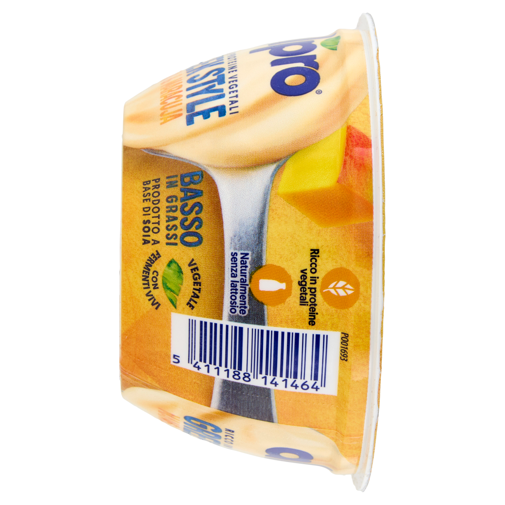ALPRO GREEK STYLE, Alternativa Vegetale allo Yogurt, Mango&Maracuja,Naturalmente Senza Lattosio,135g