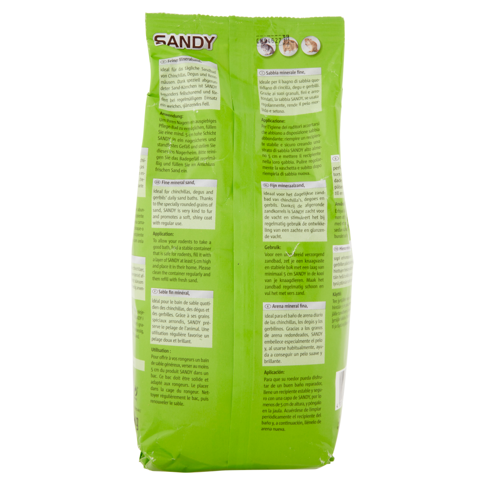 Vitakraft Sandy Sabbia minerale finissima per il bagno di sabbia e per scavare 1 kg