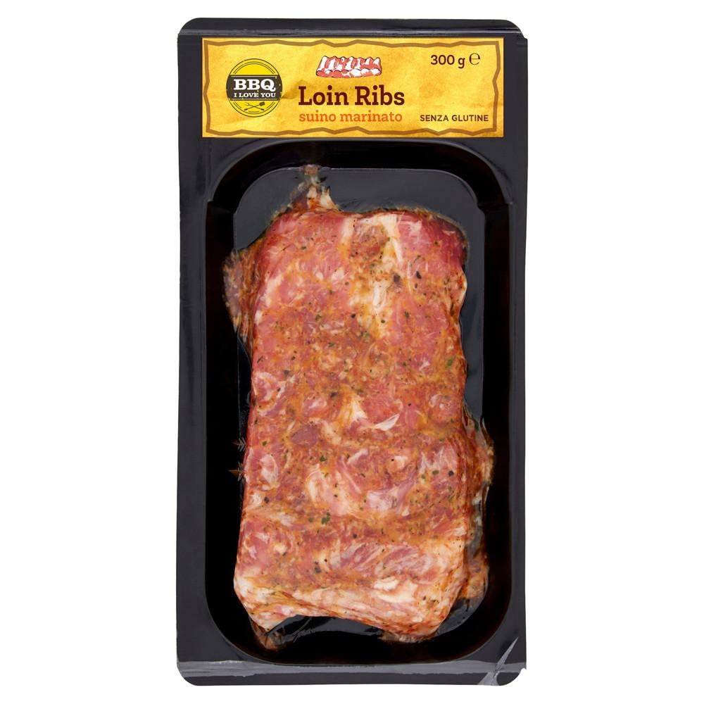 Puntine di suino Loin Ribs marinate
