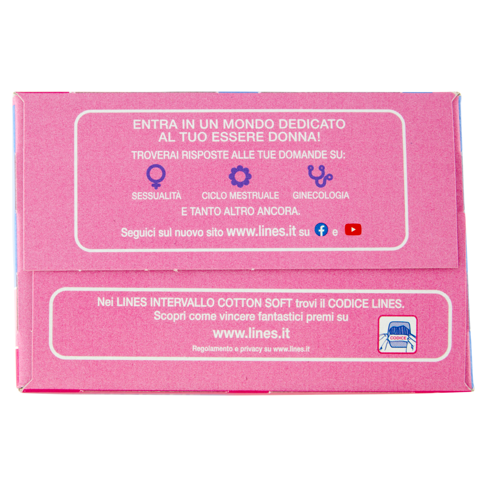 Lines intervallo Cotton Soft Regular 40 pz