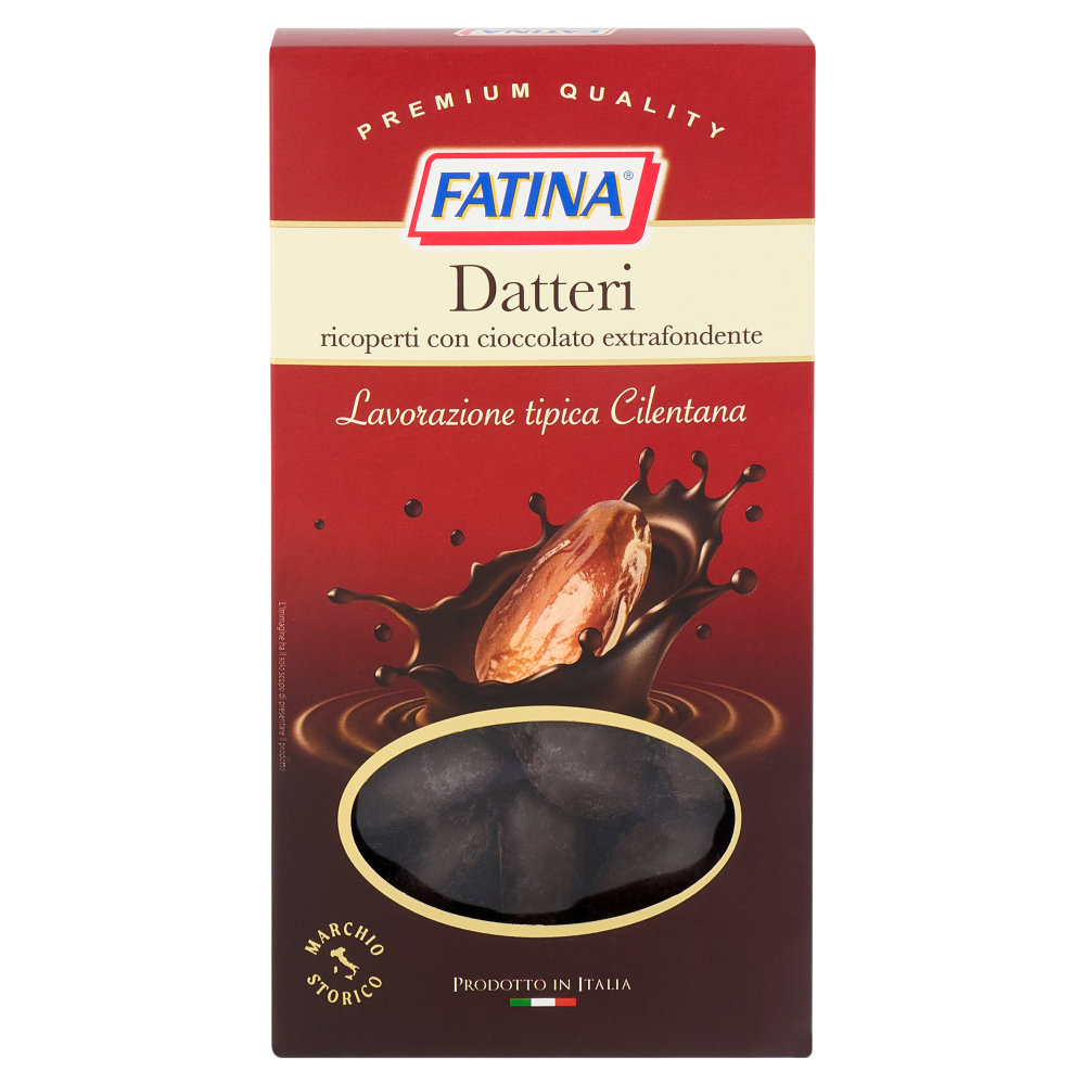 Fatina Datteri ricoperti con cioccolato extrafondente 150 g