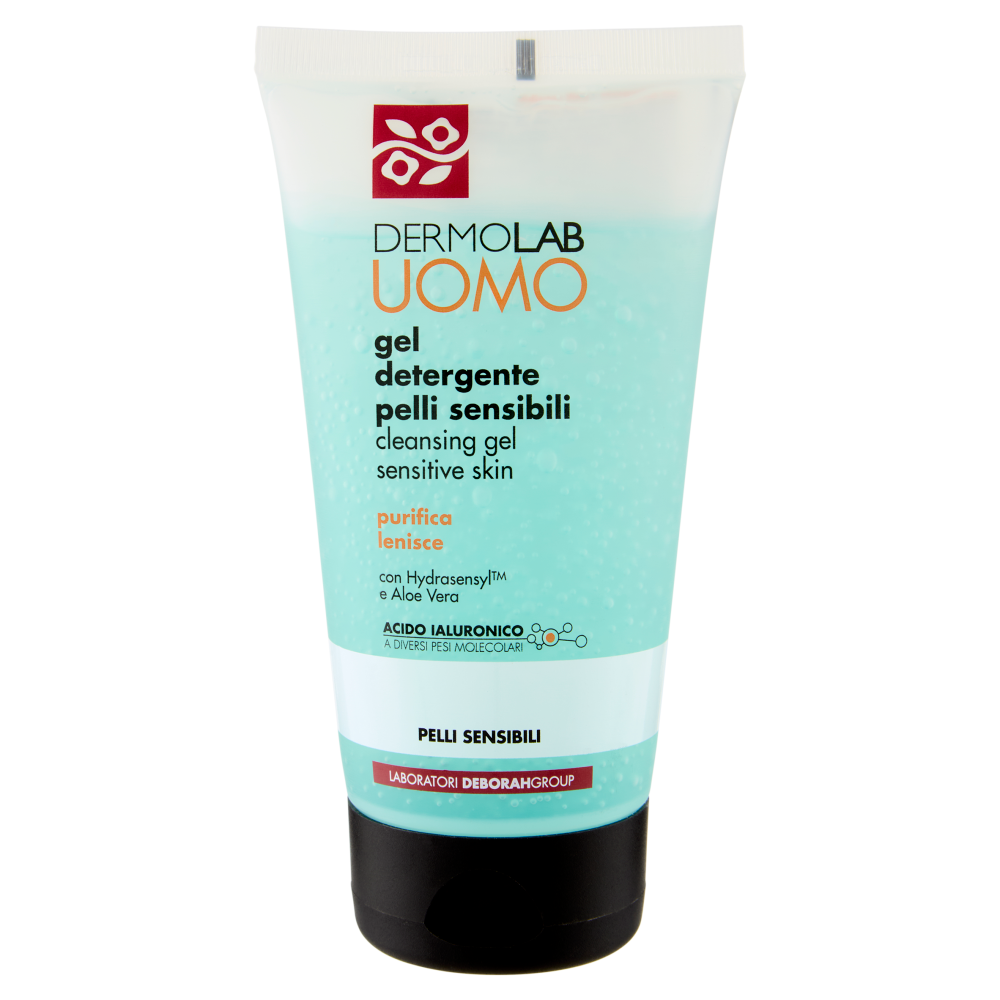 Dermolab Uomo gel detergente pelli sensibili 150 ml