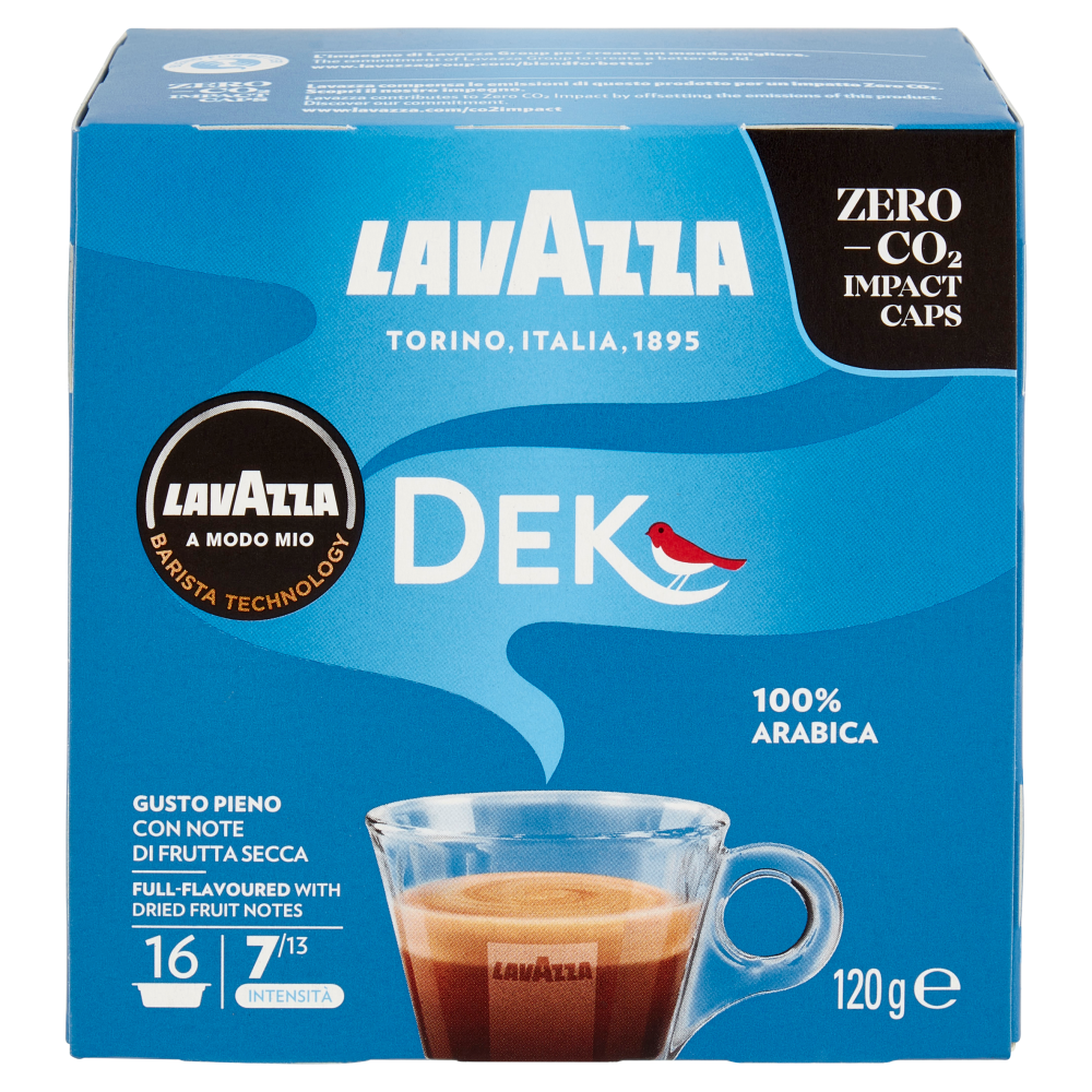 Lavazza A Modo Mio Dek 16 Capsule 120 g