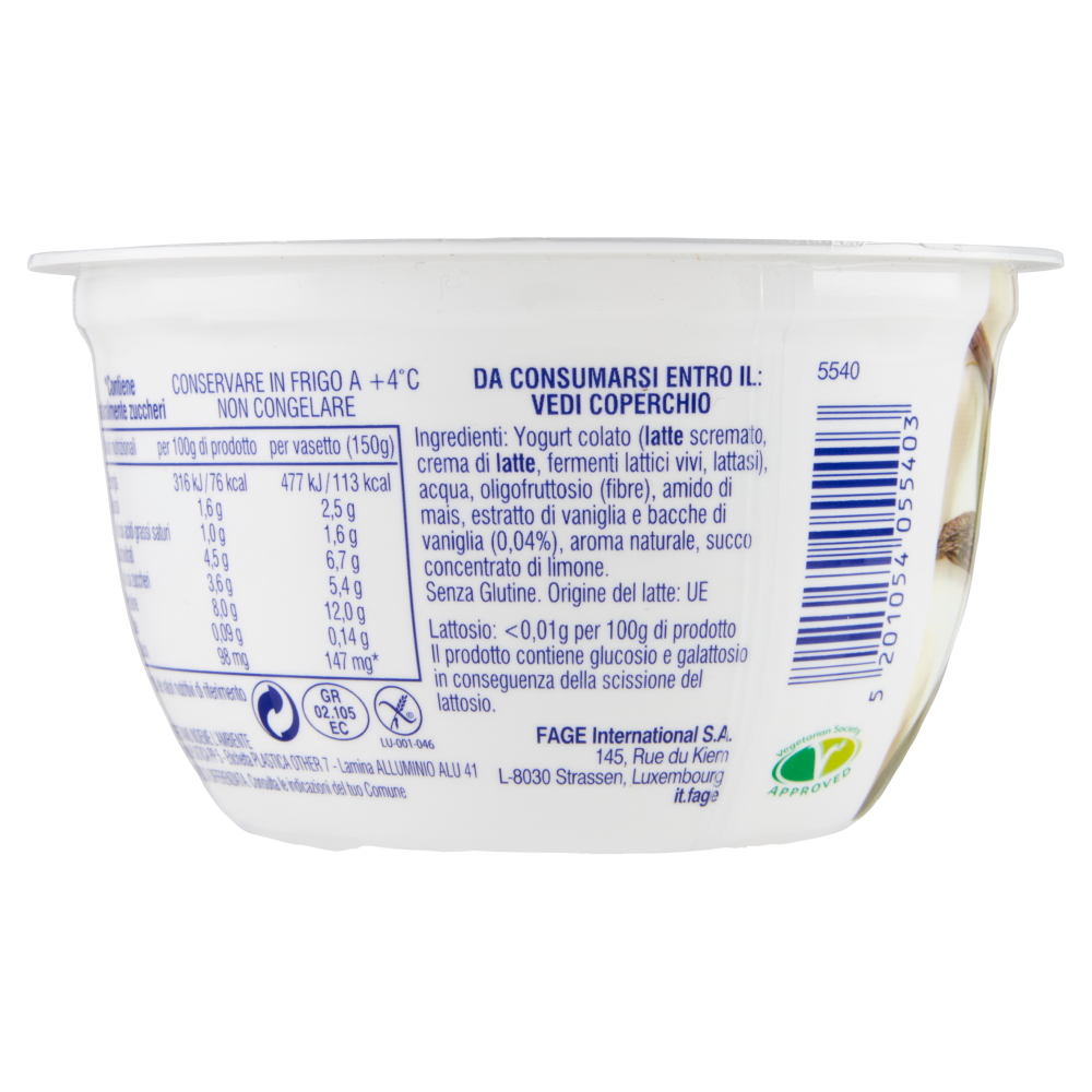 Fage TruBlend vaniglia 150 g