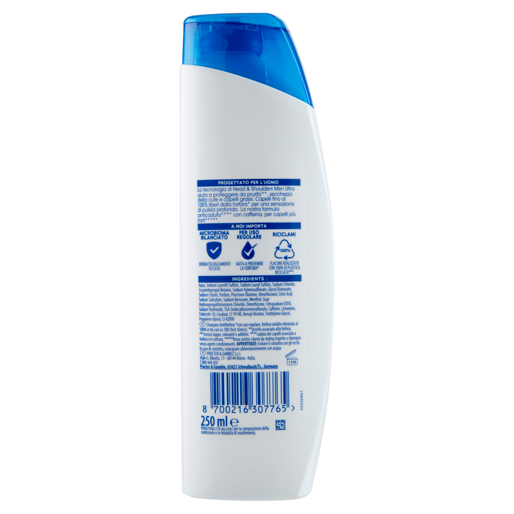 Head & Shoulders Shampoo Antiforfora Anticaduta Men Ultra 250 ml