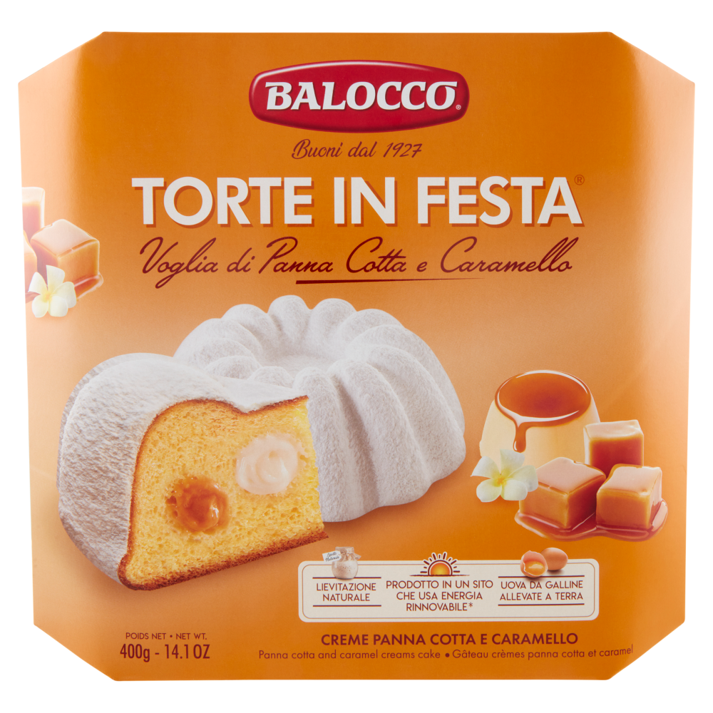 Balocco Torte in Festa Voglia di Panna Cotta e Caramello 400 g