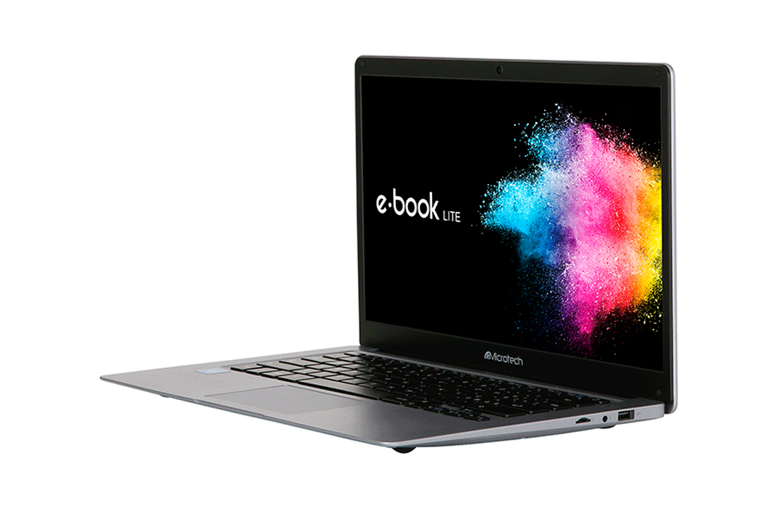 Microtech e-book Lite Intel® Celeron® N N4020 Computer portatile 35,8 cm (14.1") Full HD 4 GB LPDDR4-SDRAM 64 GB eMMC Wi-Fi 5 (802.11ac) Windows 10 Pro Argento