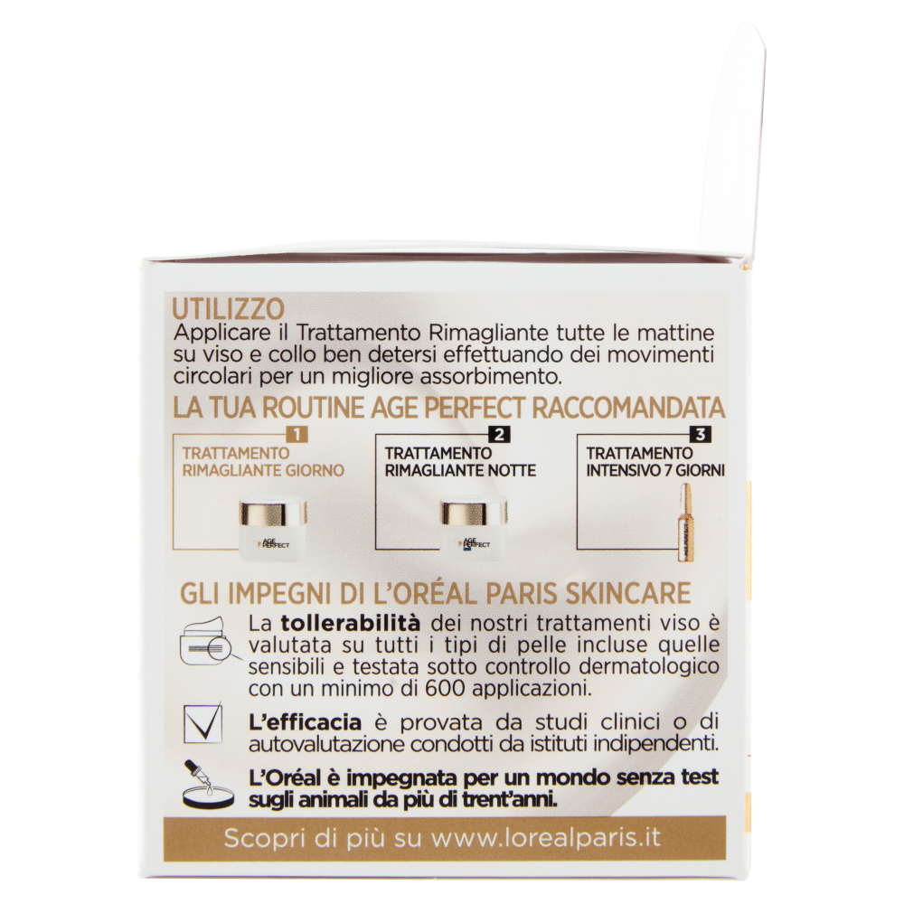 L'Or&eacute;al Paris Age Perfect, Crema Viso Re-idratante per Pelli Mature, 50 ml