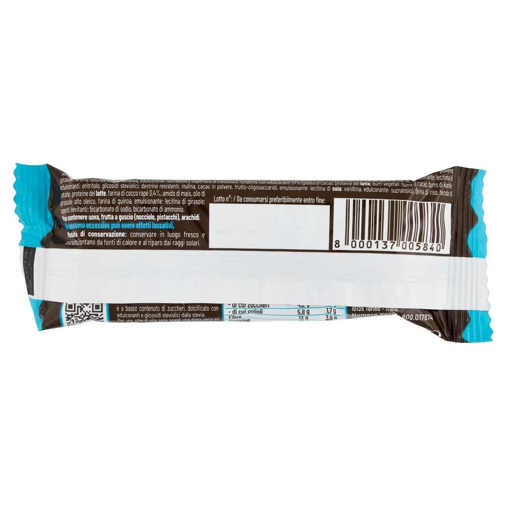 Equilibra Barretta Protein Pleasure Low Sugar Cocco e Dark Choco 30 g