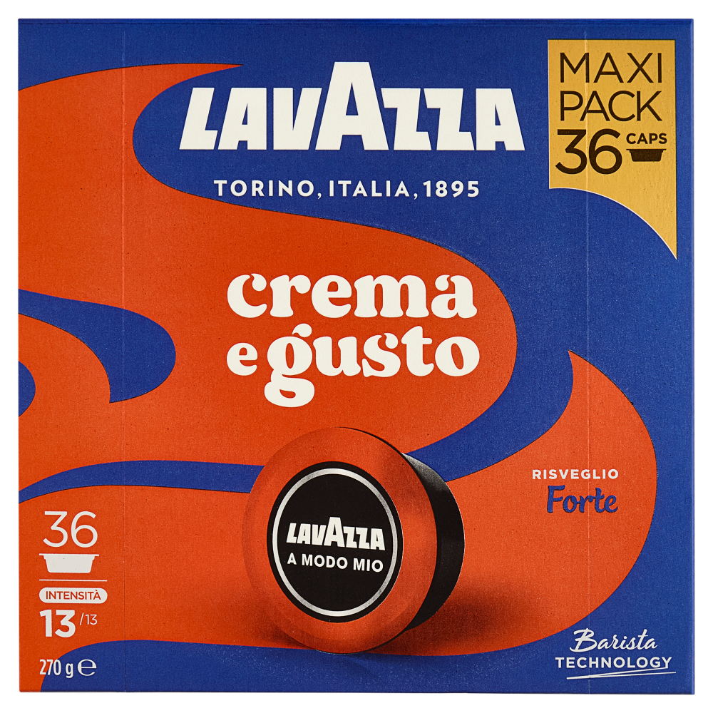 Lavazza A Modo Mio crema e gusto Forte 36 Capsule 270 g