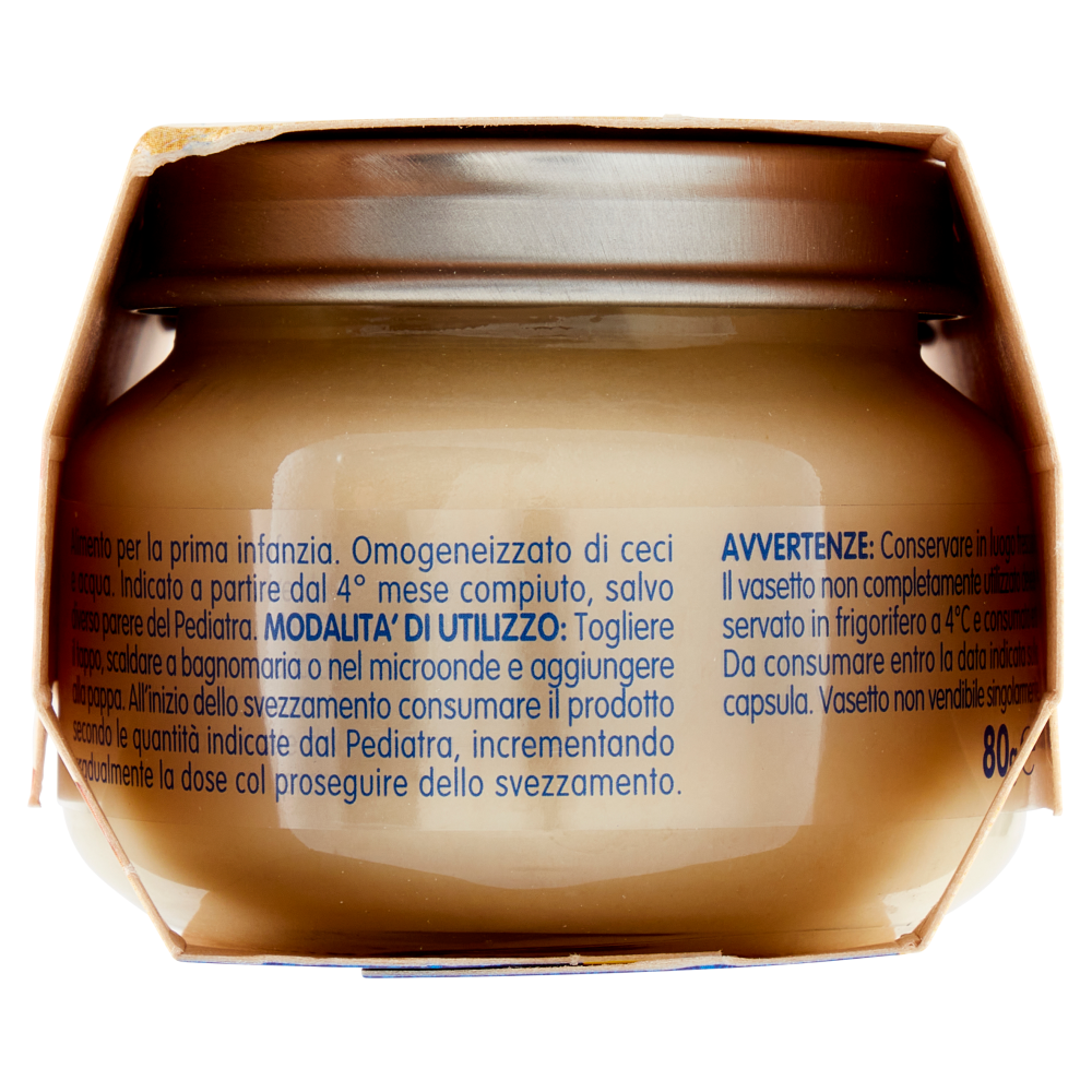 Mellin Ceci 100% Naturale Omogeneizzato 2 x 80 g