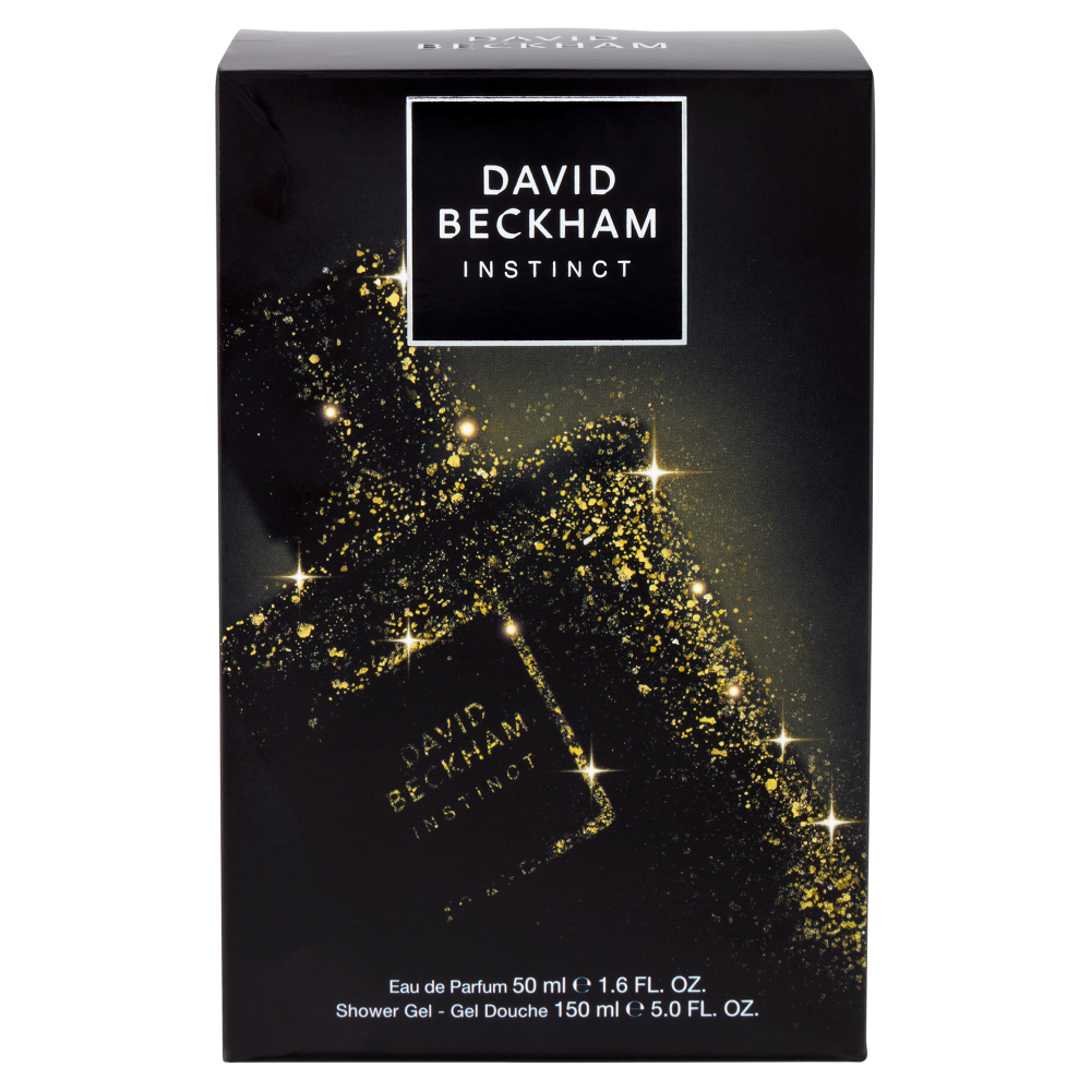 David Beckham Xmas25 Maschile Eau de Parfum 50 ml + Shower Gel 150 ml Instinct 