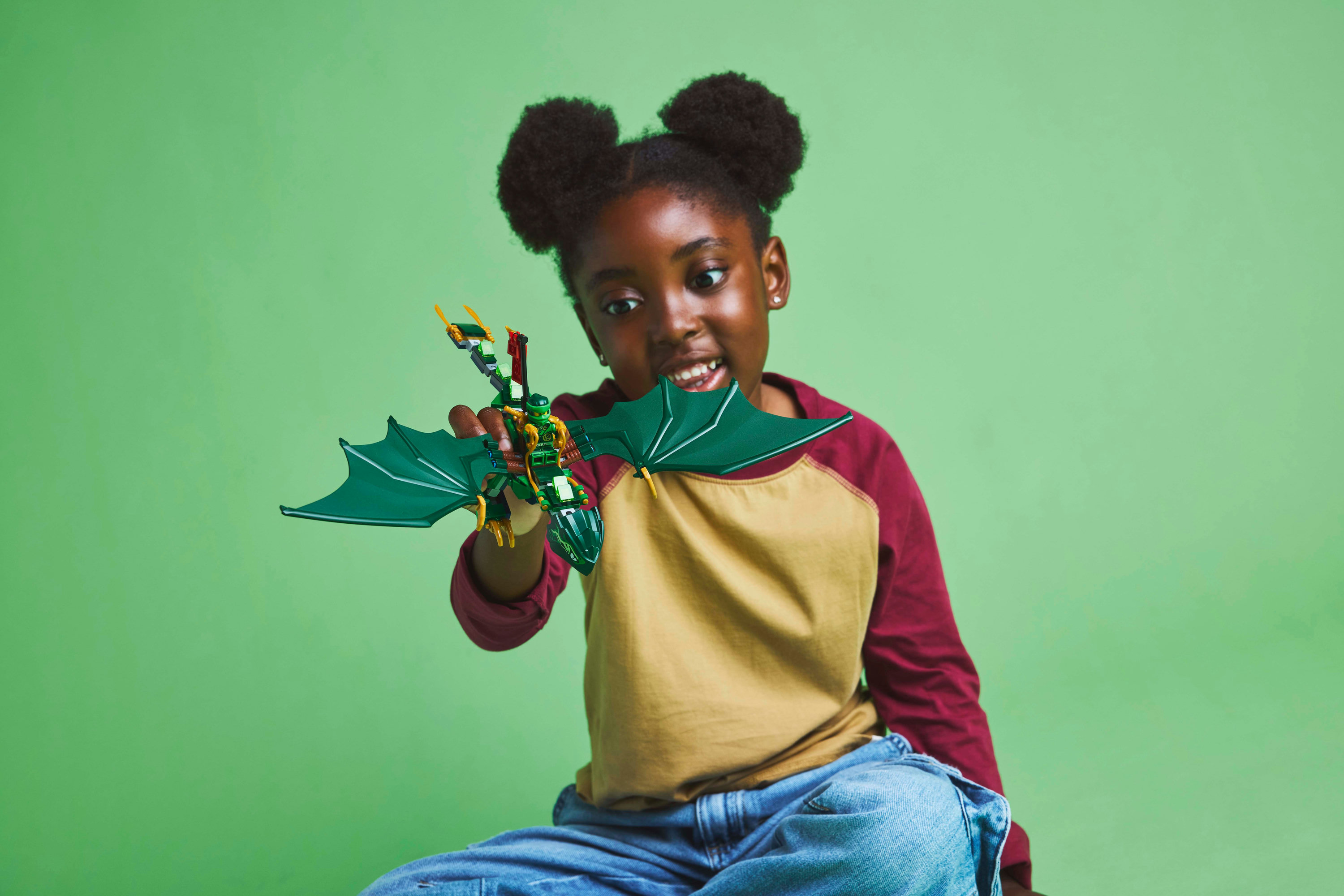 LEGO NINJAGO Drago della foresta verde di Lloyd