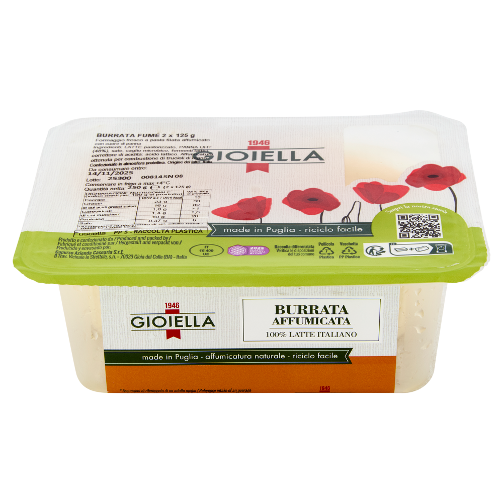 Gioiella Burrata Fumè 2 x 125 g