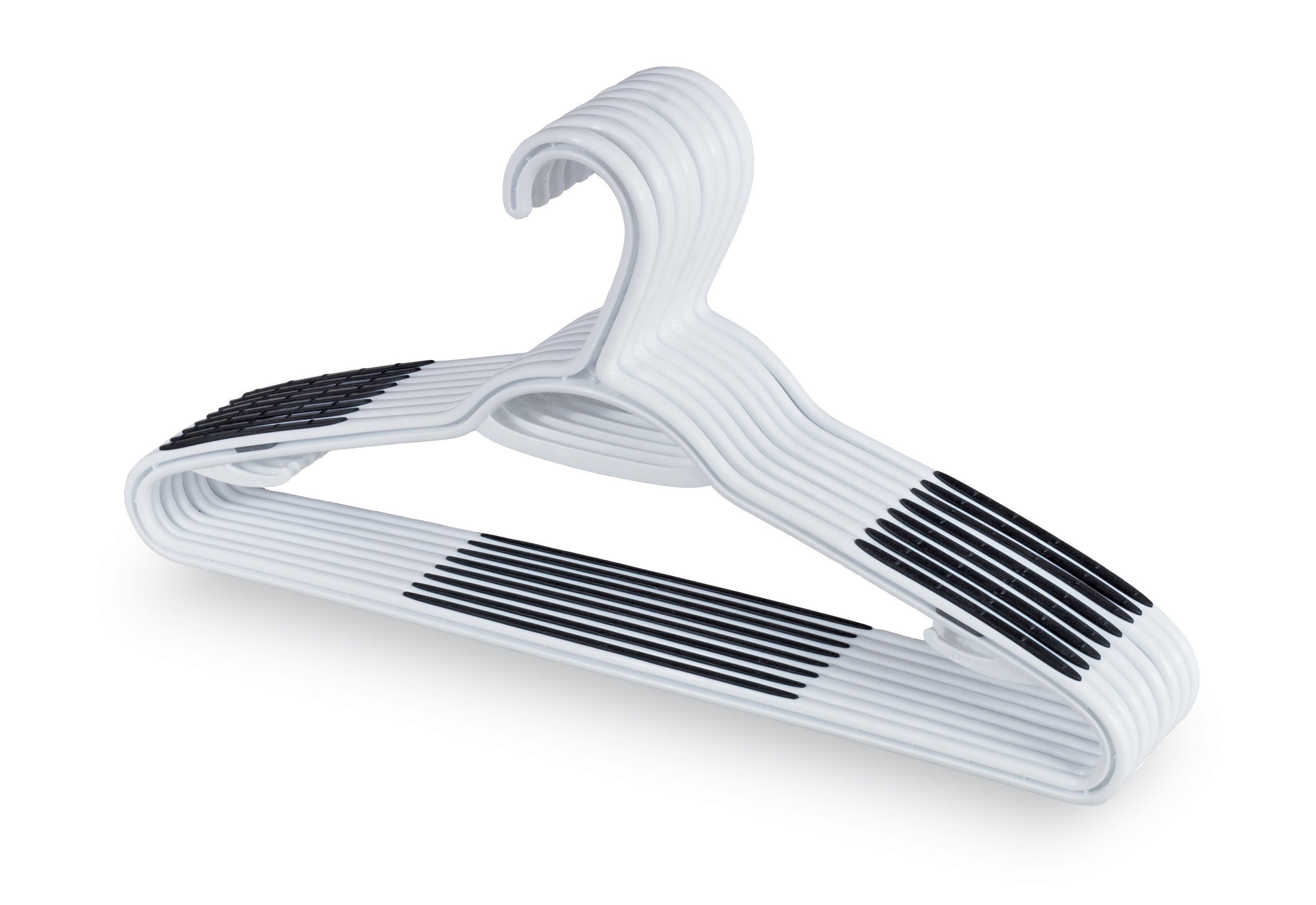 CUKI Cofresco Domopak Living Set 8 Appendiabiti in plastica colore bianco