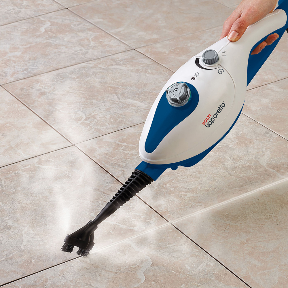 Polti Vaporetto SV210 Scopa a vapore 0,32 L 1300 W Blu, Bianco