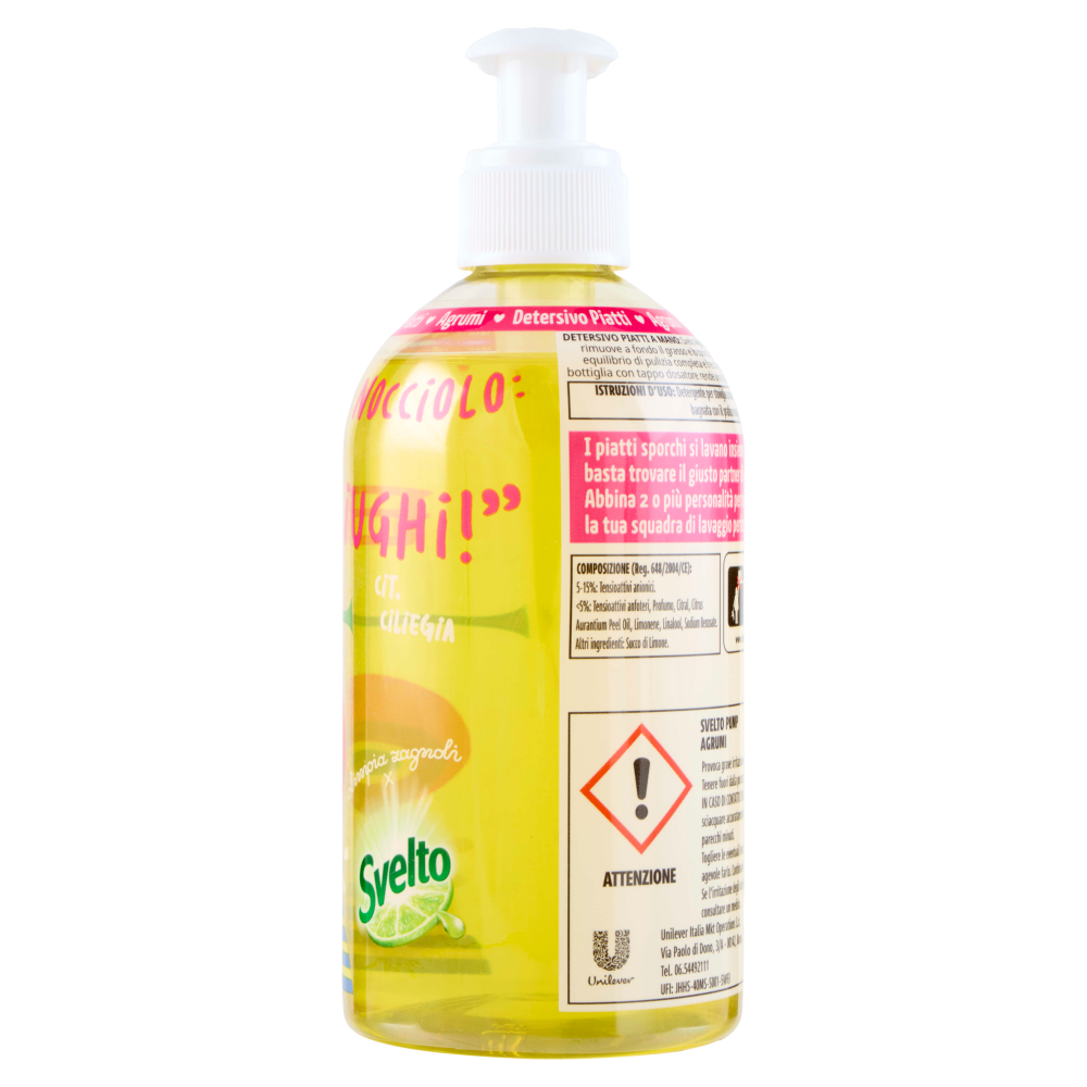 Svelto Detersivo Piatti Agrumi 450 ml