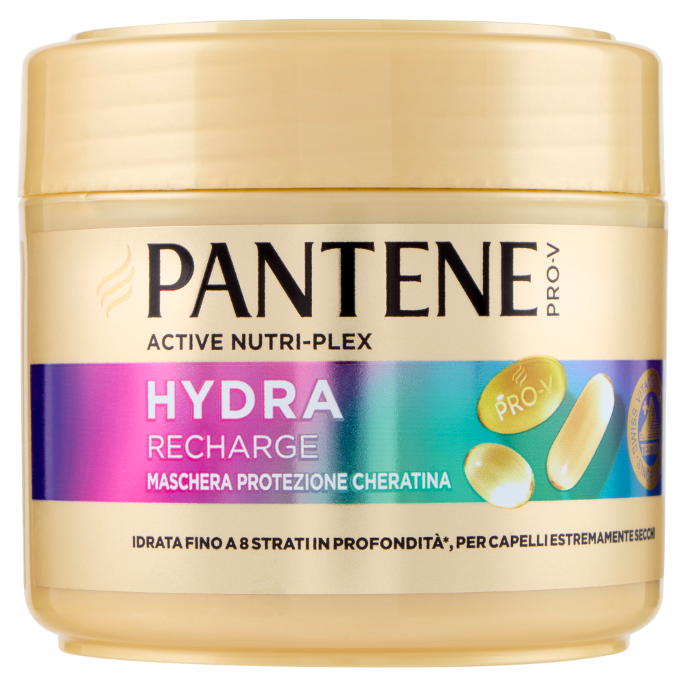 Pantene Pro-V Hydra Recharge Maschera Protezione Cheratina Active Nutri-Plex 300 ml