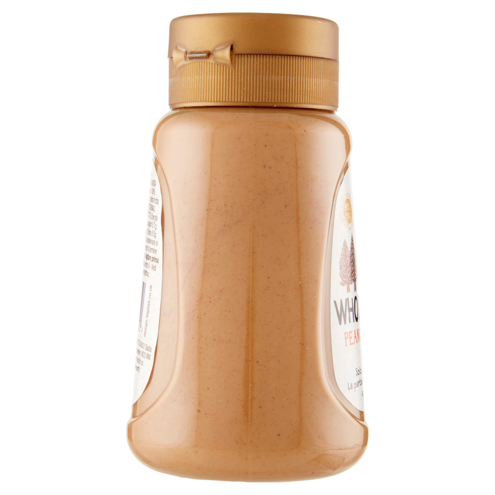 WHOLE EARTH Burro di Arachidi Cremoso, Crema Spalmabile Senza Glutine, Vegan, Bottiglia Squeeze 320g