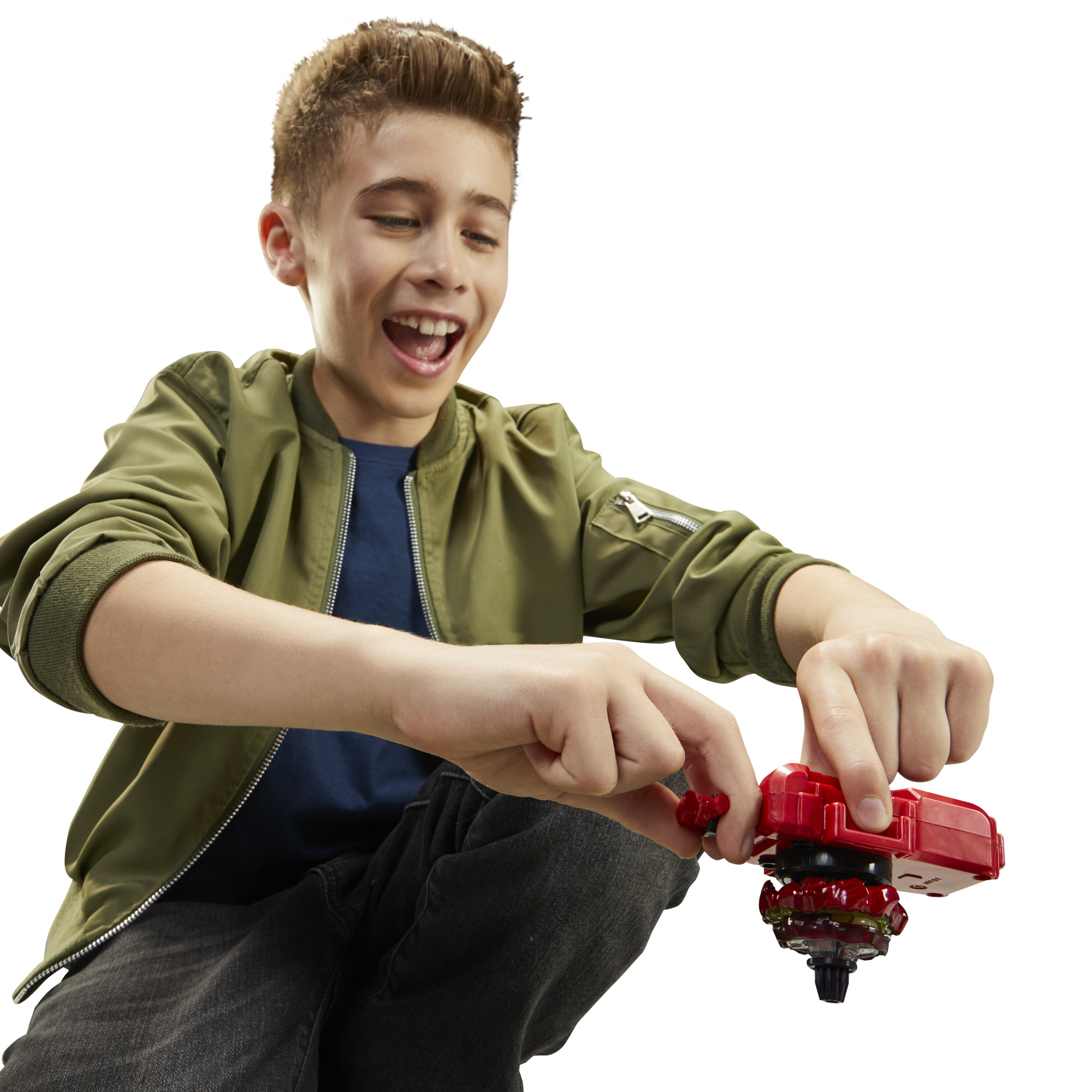 Beyblade X, Deluxe Launcher and Top, set di lanciatore a corda deluxe