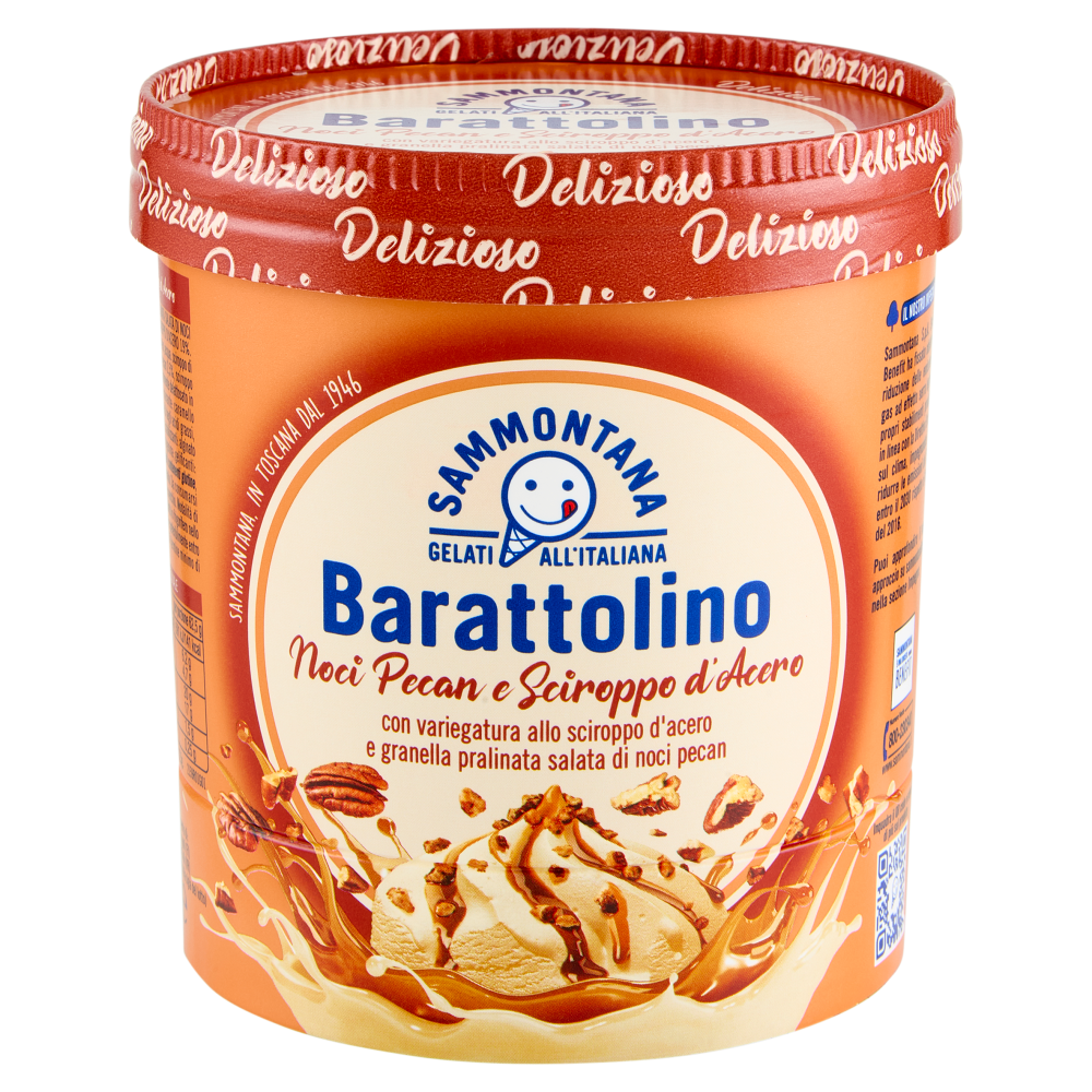 Sammontana Barattolino Delizioso Noci Pecan e Sciroppo d'Acero 500 g
