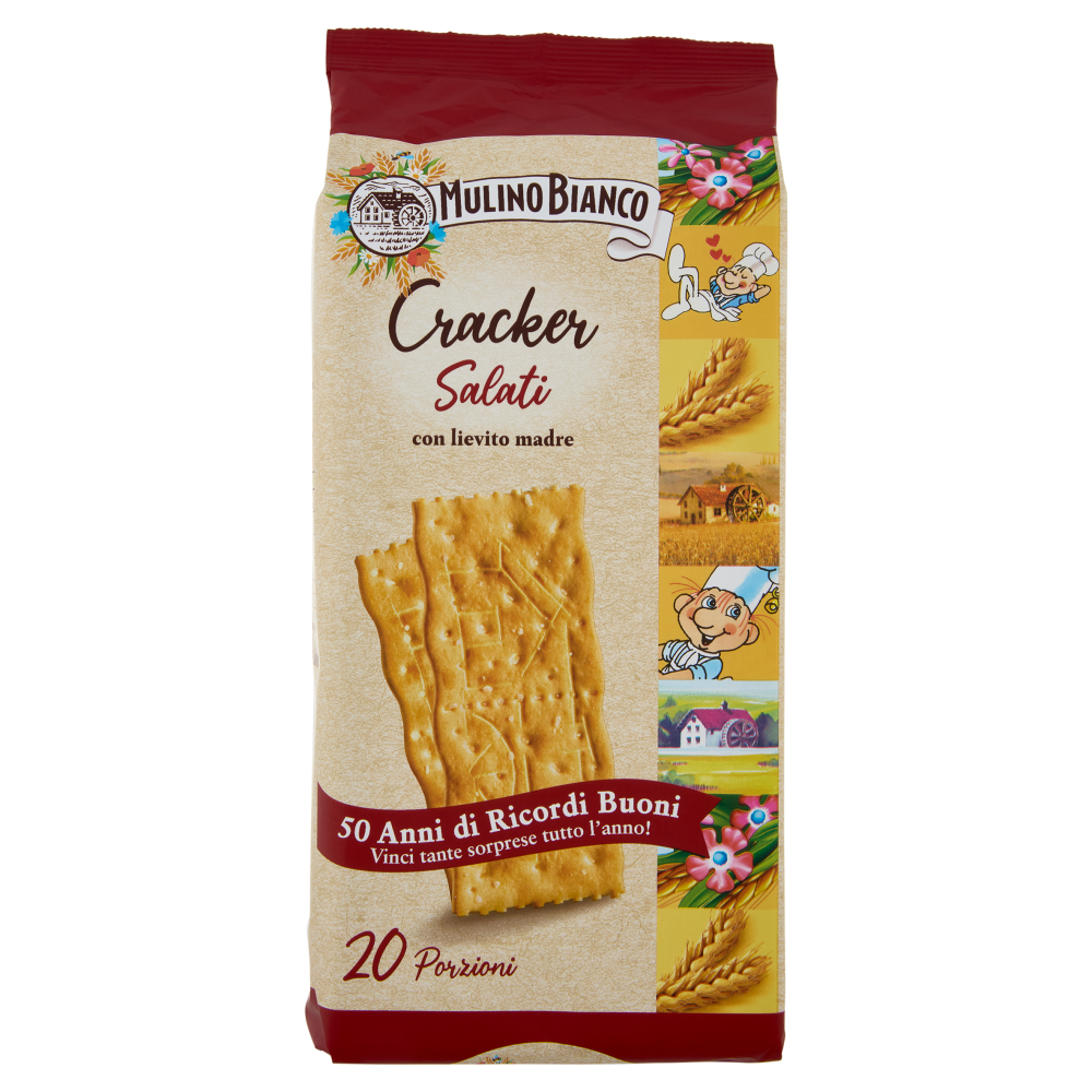 Mulino Bianco Cracker Salati con Farina Sostenibile 500g