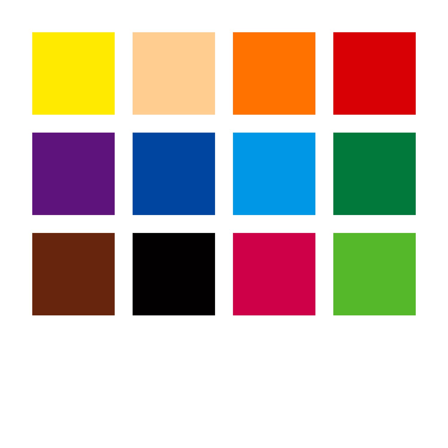 Staedtler 128 Nero, Blu, Bordeaux, Marrone, Verde, Azzurro, Verde chiaro, Arancione, Pesca, Rosso, Viola, Giallo 12 pz
