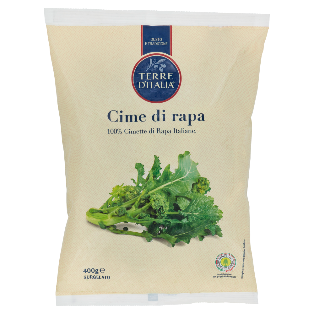 Terre d'Italia Cime di rapa Surgelato 400 g