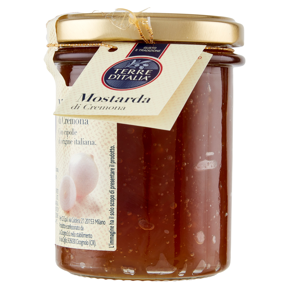 Terre d'Italia Mostarda di Cremona con cipolle 240 g