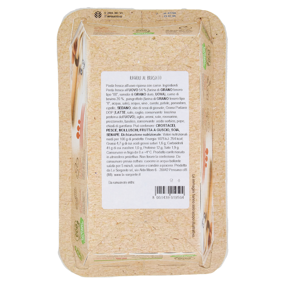 Ravioli al brasato 250 g