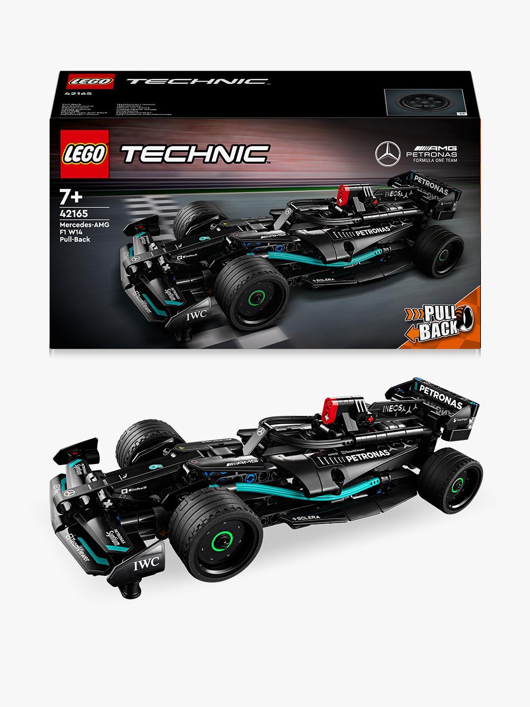LEGO Technic 42165 Mercedes-AMG F1 W14 E Performance Pull-Back, Macchina Giocattolo da Costruire, Gioco Creativo per Bambini 7+